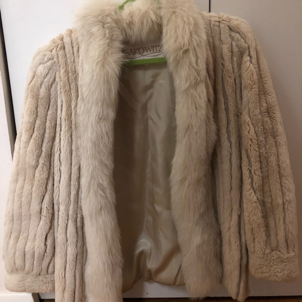 Vintage real fur coat